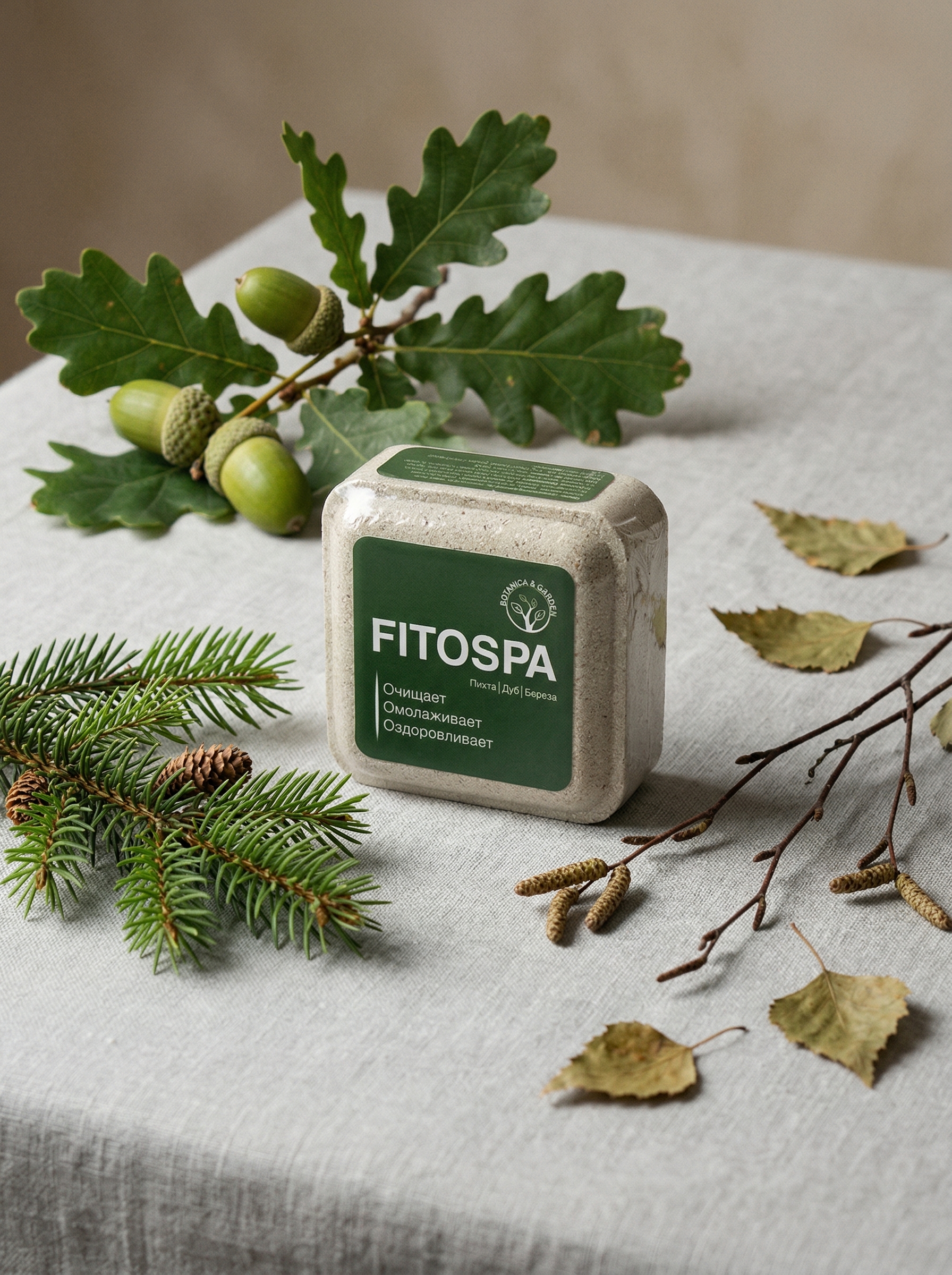 Бомбочка FITOSPA «Сила леса»: пихта, дуб, берёза
